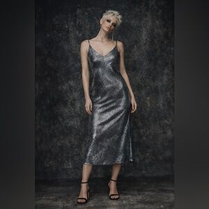 Calvin Klein Jeans
Women's Quakes Charmeuse Bias Slip Dress